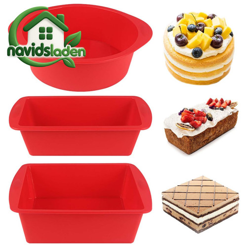 Silikon kuchenform set - silikon,