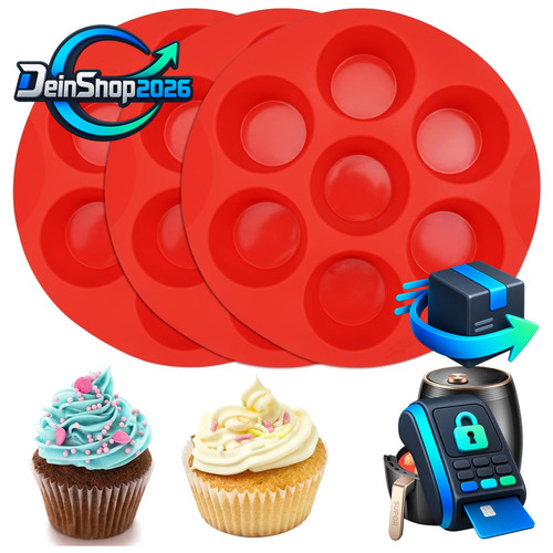 Muffinform silikon löcher - 7,