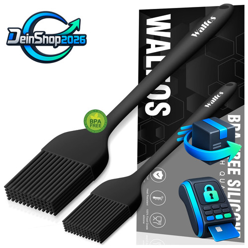 Silikon backpinsel 2er set - backpinsel,