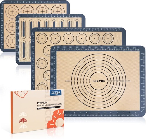 Antihafte backmatte set - backmatte, 4