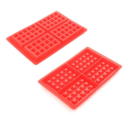 Silikon waffelform set - 2x,