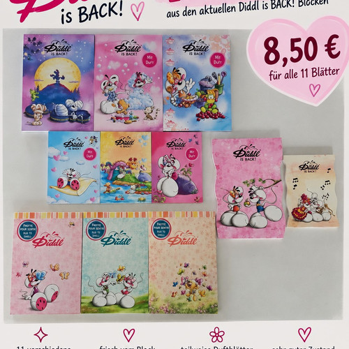 Diddl back blätter set - diddl, back!
