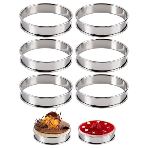 Kuchenring set 10cm edelstahl - 10cm,