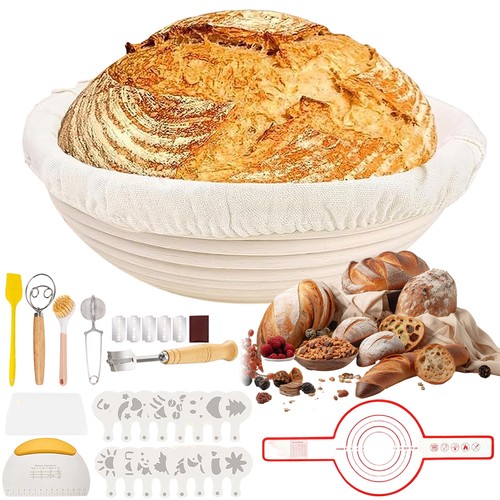 Brot gärkorb set - set, rund
