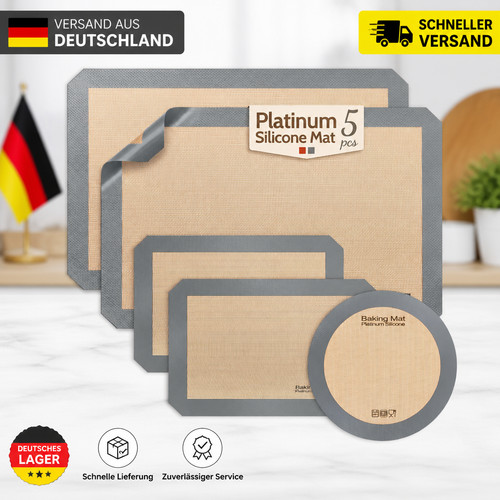 5er set backmatte aus silikon - aus,